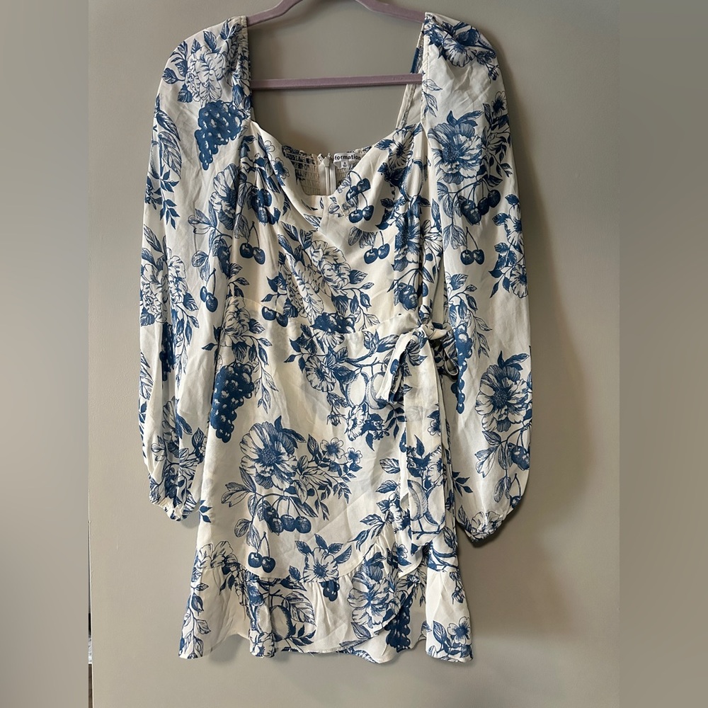 Reformation Cammi Dress Pastoral Print - size 6